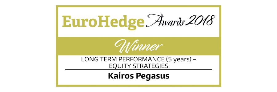 Logo di EuroHedge Awards 2018 Winner Kairos Pegasus